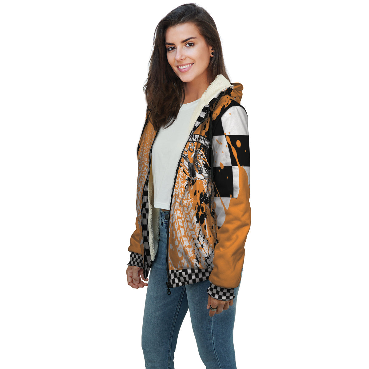 Custom Go-Kart Racing Sherpa Jacket