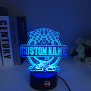 Custom Go-Kart Racing 3D Led Lamp