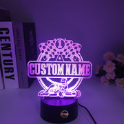 Custom Go-Kart Racing 3D Led Lamp