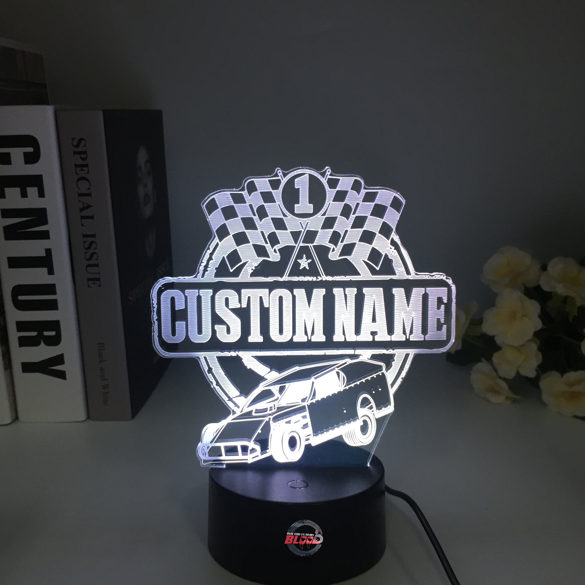 Custom Dirt Modified 3D Led Lamp