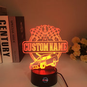 Custom Dirt Modified 3D Led Lamp