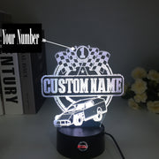 Custom Dirt Modified 3D Led Lamp