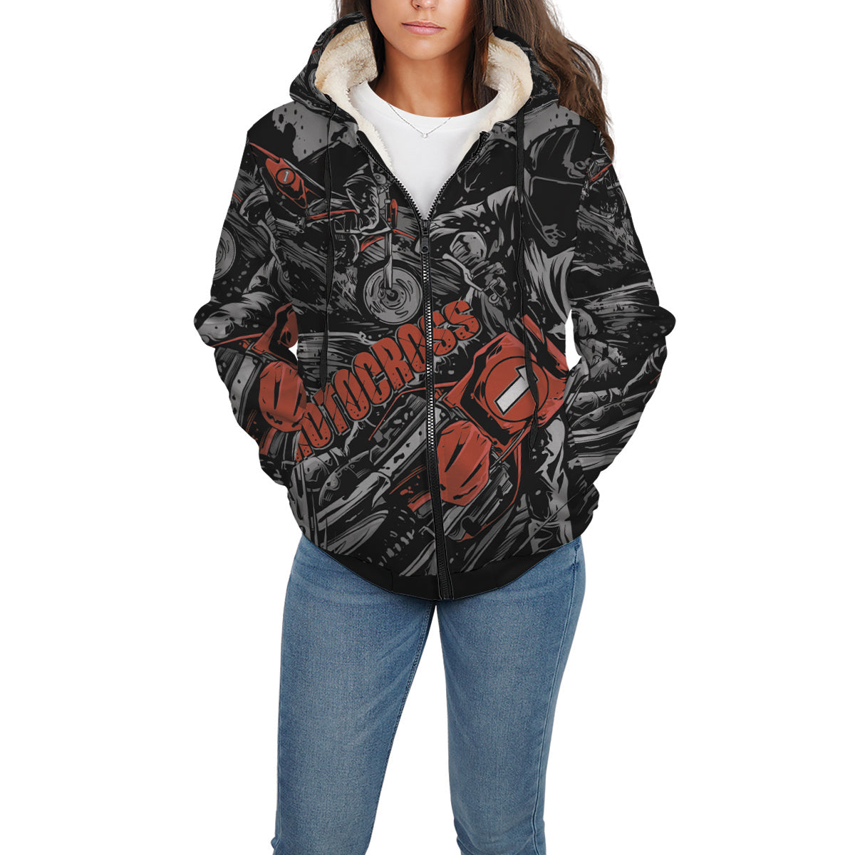 Custom Motocross Sherpa Jacket