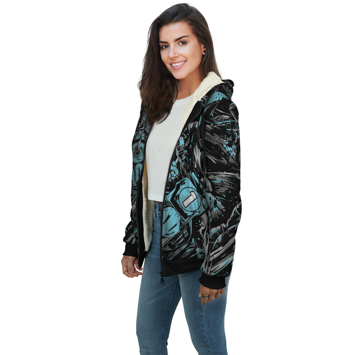 Custom Motocross Sherpa Jacket