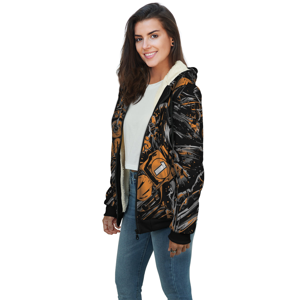 Custom Motocross Sherpa Jacket