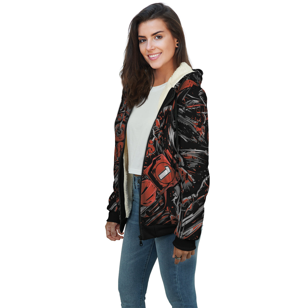 Custom Motocross Sherpa Jacket