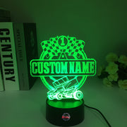 Custom Sprint Car 3D Led Lamp