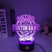 Custom Sprint Car 3D Led Lamp