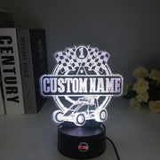 Custom Sprint Car Non Wing 3D Led Lamp