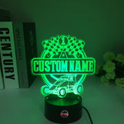 Custom Sprint Car Non Wing 3D Led Lamp