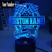 Custom Street Stock 3D Led Lamp