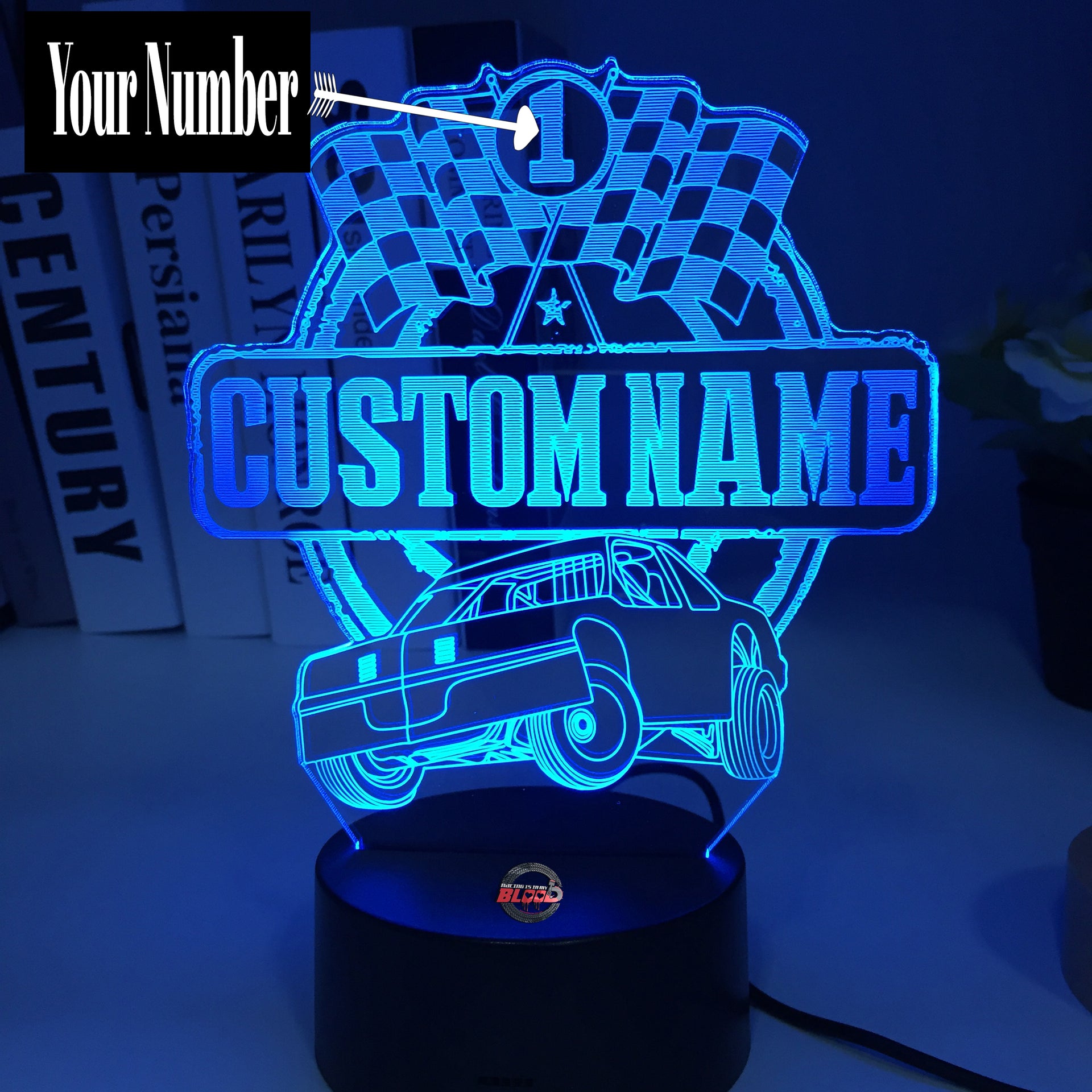 Custom Street Stock 3D Led Lamp