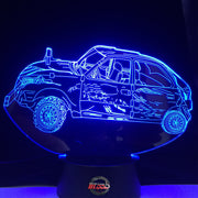 Demolition Derby Car Led Lamp