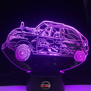 Demolition Derby Car Led Lamp
