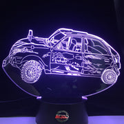 Demolition Derby Car Led Lamp
