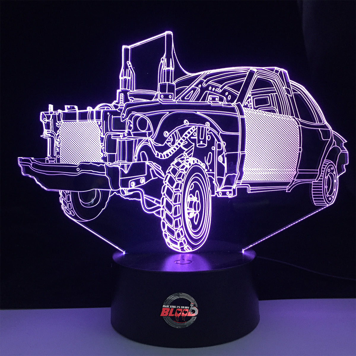 Demolition Derby Car 3D Led Lamp