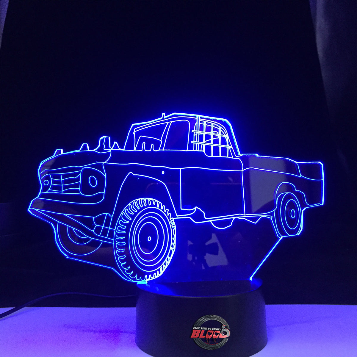 Demolition Derby Truck 3d Led Lamp