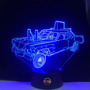 Demolition Derby Caddy 3D Led Lamp