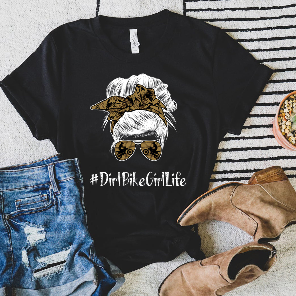 motocross girl t-shirts