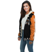 Dirt Track Racing Mom Sherpa Jacket orange