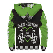 Dirt Track Racing Mom Sherpa Jacket