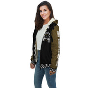 Dirt Track Racing Mom Sherpa Jacket muddy
