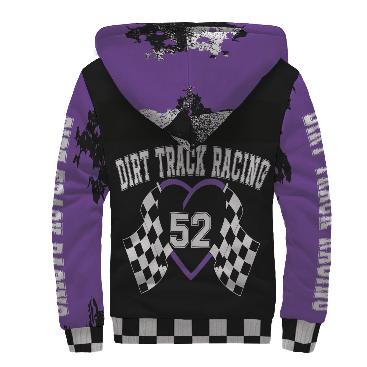 Dirt Track Racing Girl Sherpa Jacket RBPR
