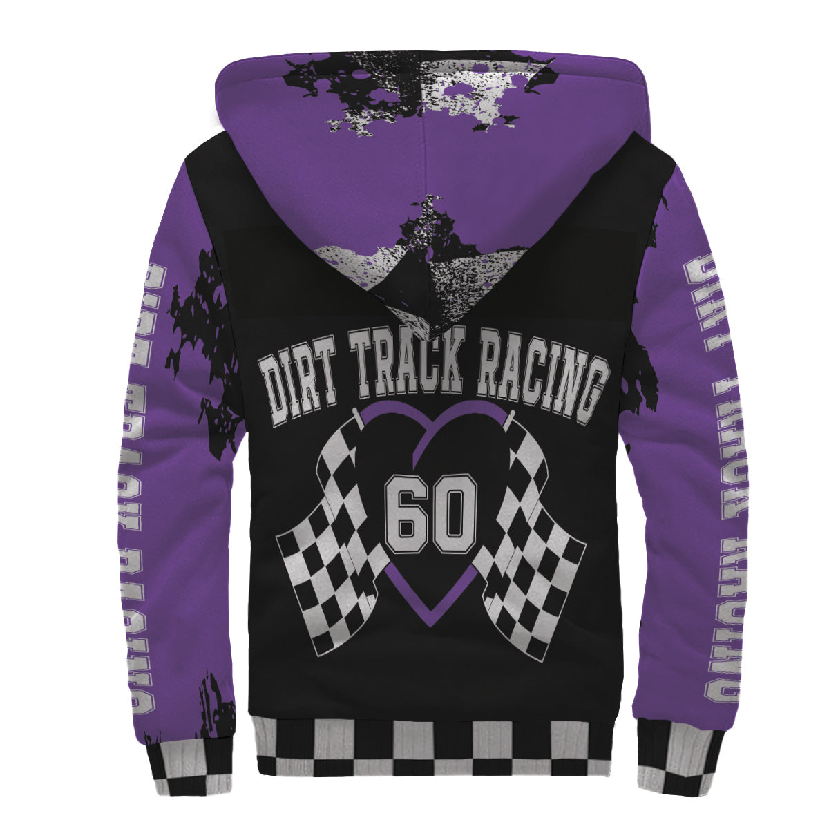 I'm Not Just A Dirt Track Racing Girl Sherpa Jacket
