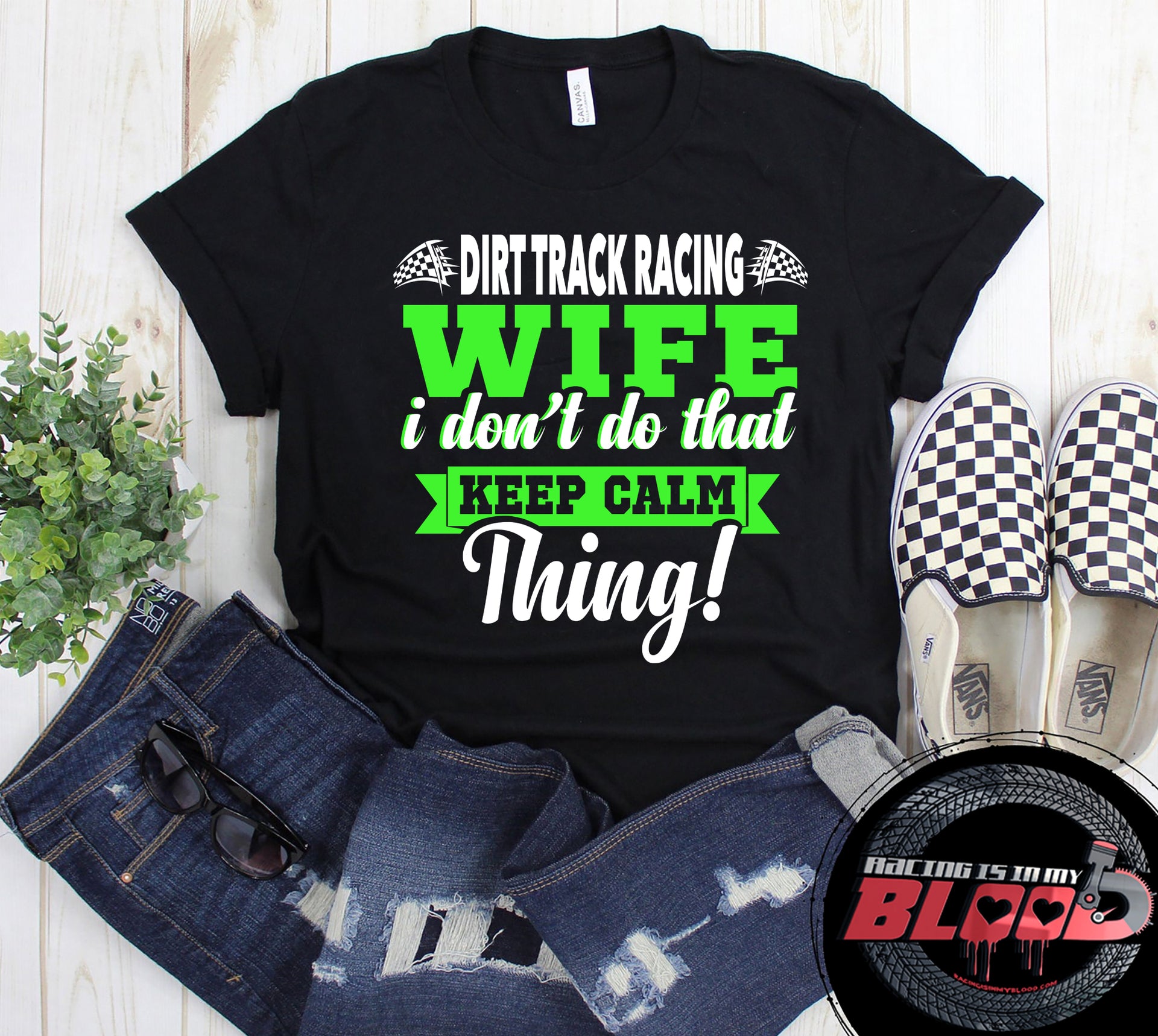 dirt racing wife t-shirts