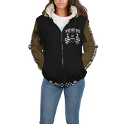 Dirt Track Racing Wife Sherpa Jacket muddy