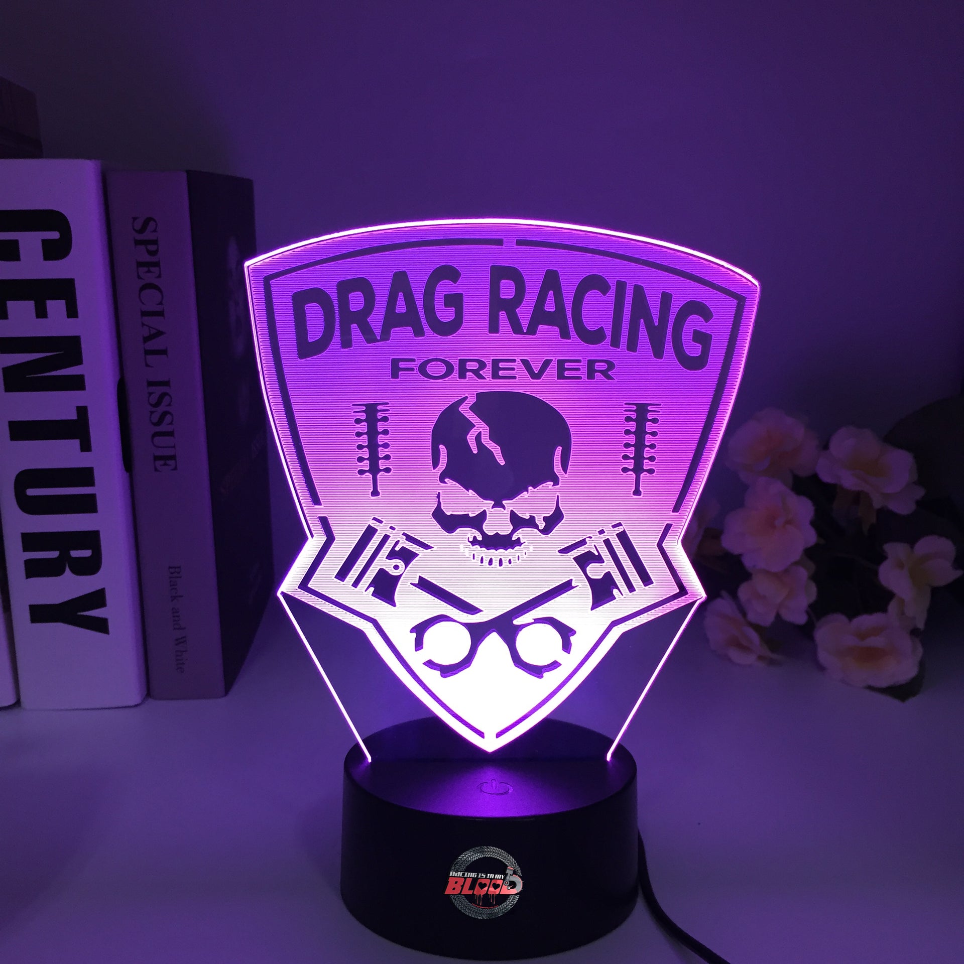 Drag Racing Forever 3D Led Lamp