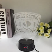 Drag Racing Forever 3D Led Lamp