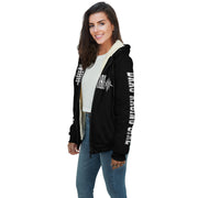 Drag Racing Girl Heartbeat Sherpa Jacket