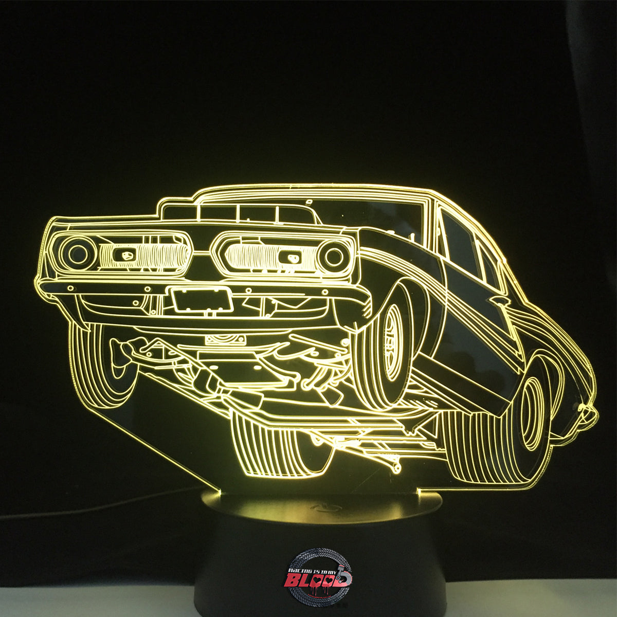 Drag Racing Super Stock Car 3D Led Lamp