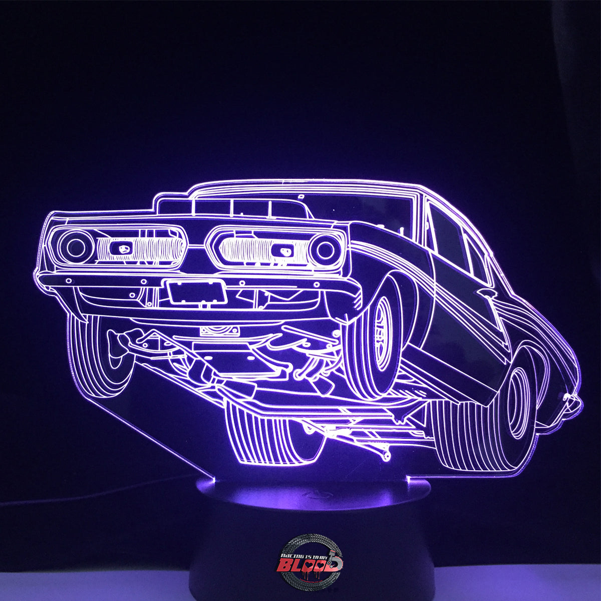 Drag Racing Super Stock Car 3D Led Lamp