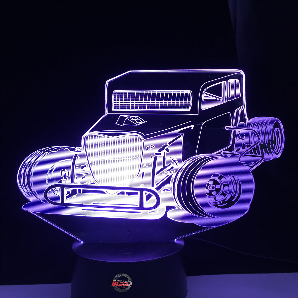 Dwarf Car Racing 3D Led Lamp