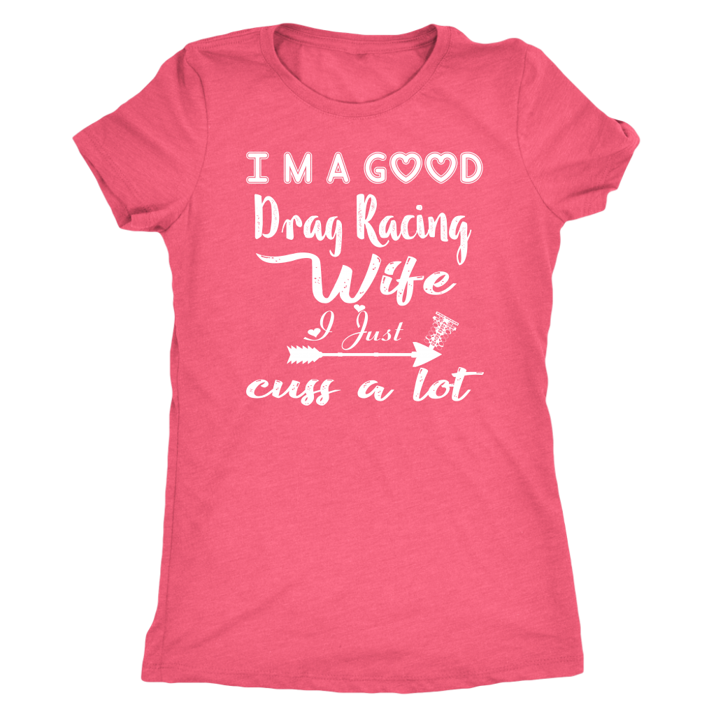 drag racing women's t-shirts