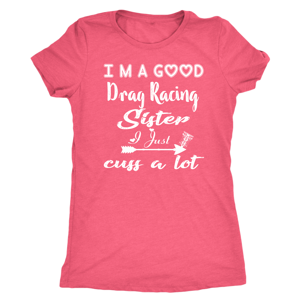drag racing women's t-shirts