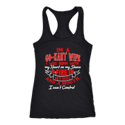 go kart racing wife t-shirts