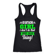 go kart racing girl t-shirts