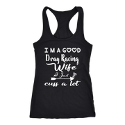 drag racing women's t-shirts