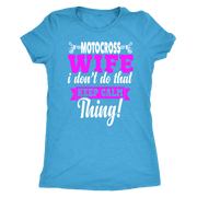 motocross wife t-shirts