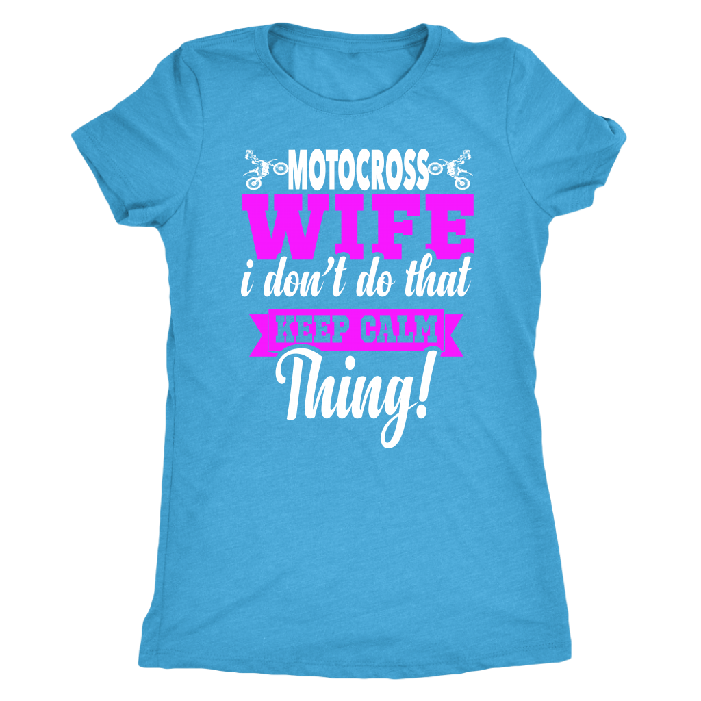 motocross wife t-shirts