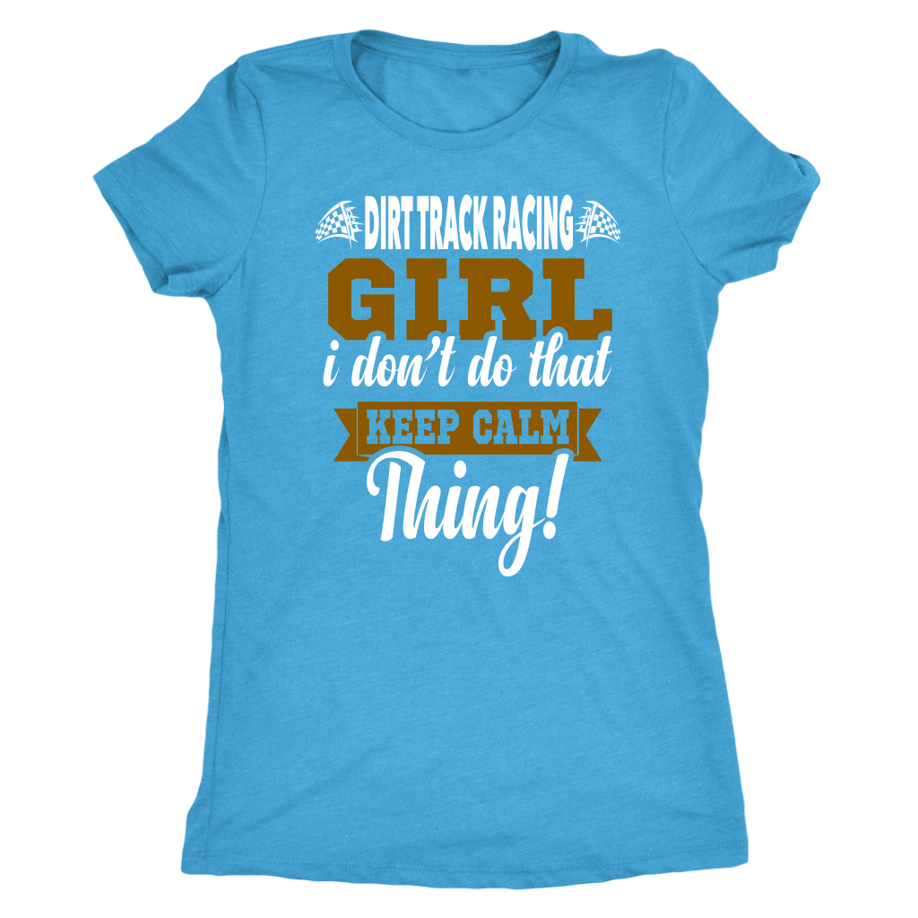 dirt track racing girl t-shirts