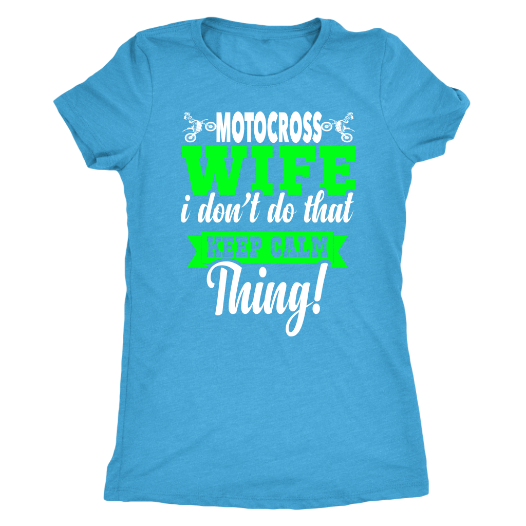 motocross wife t-shirts