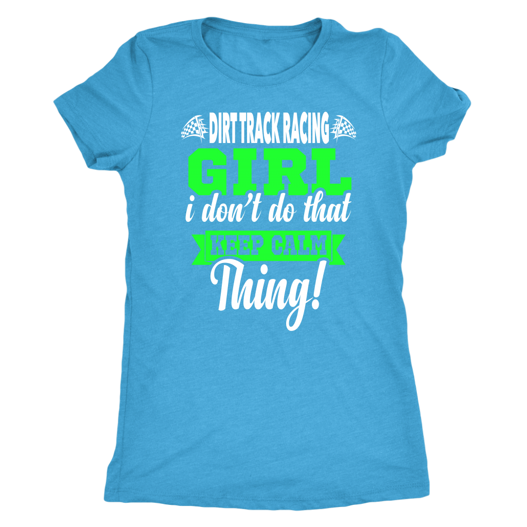 dirt racing girl t-shirts
