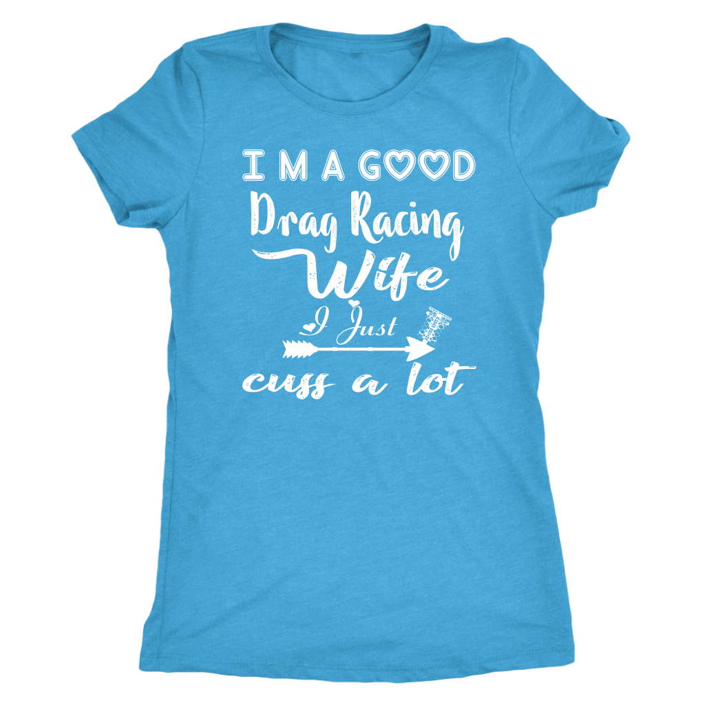 drag racing women's t-shirts