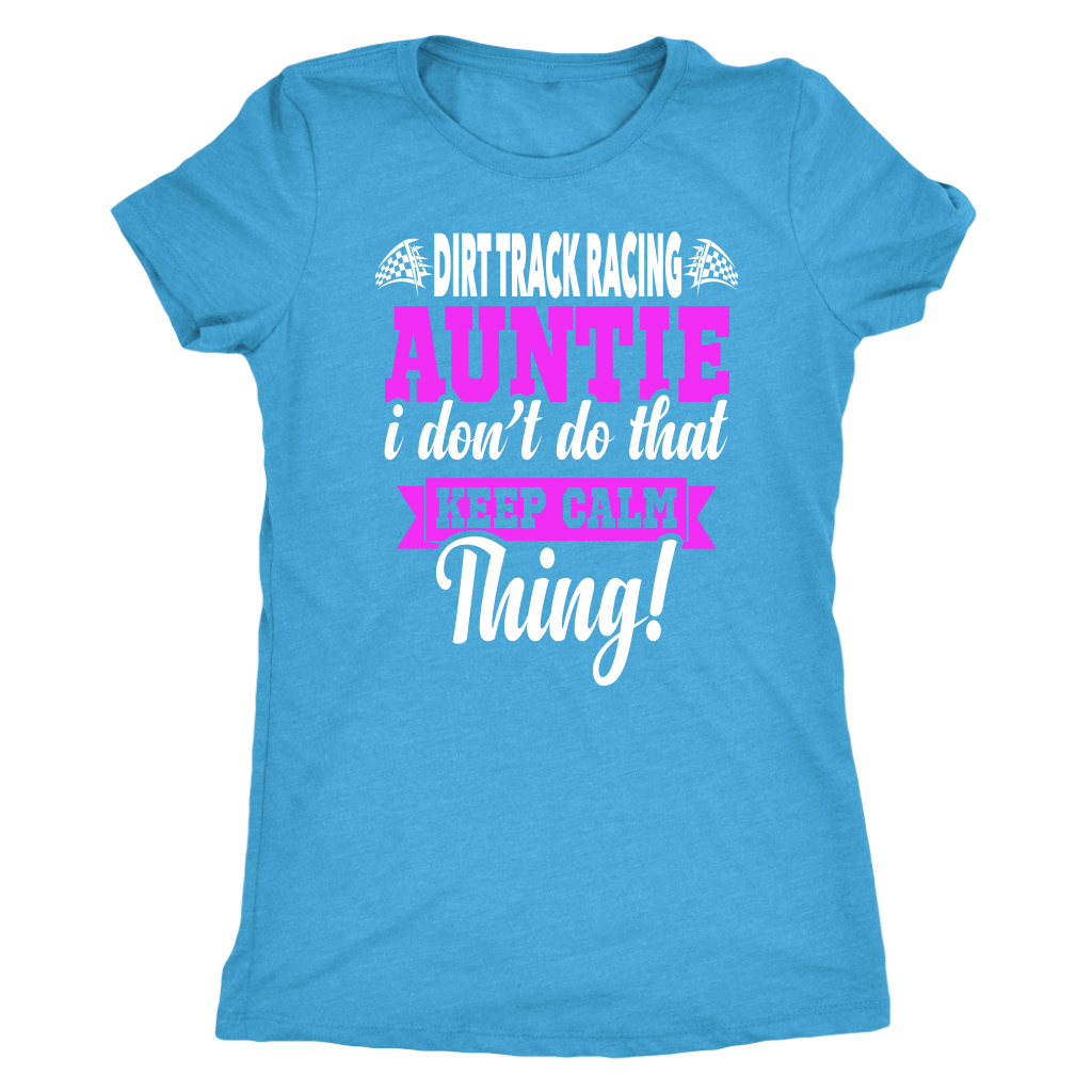 dirt racing auntie t-shirts