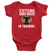 Future Drag Racer In Training Kids Tees