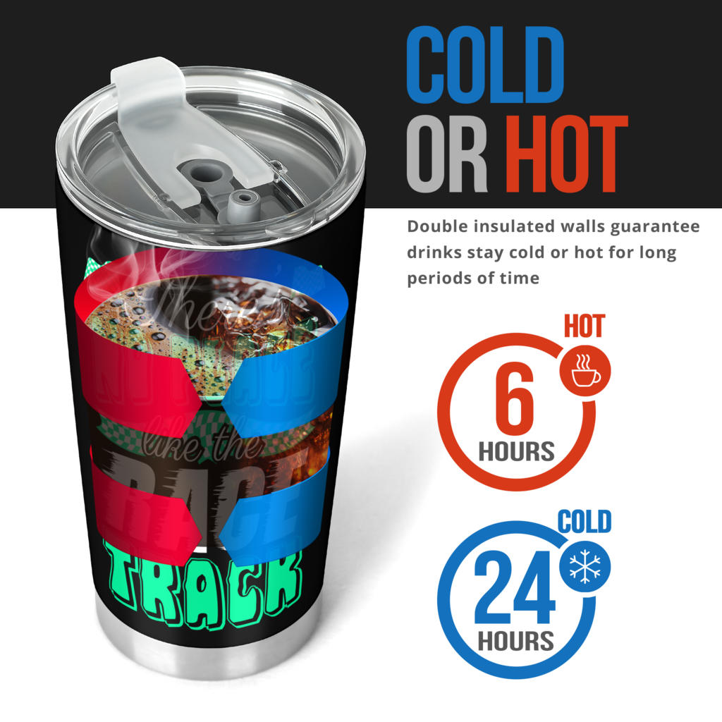 dirt track racing tumbler